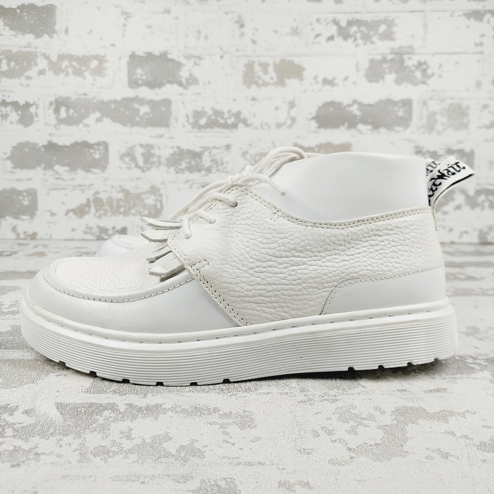 Docs Jemima White Leather Chukka Boots SEE NOTE